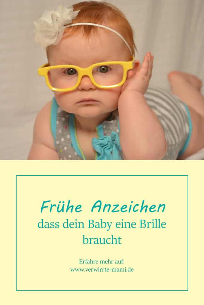 Frühe Anzeichen, dass dein Baby eine Brille braucht