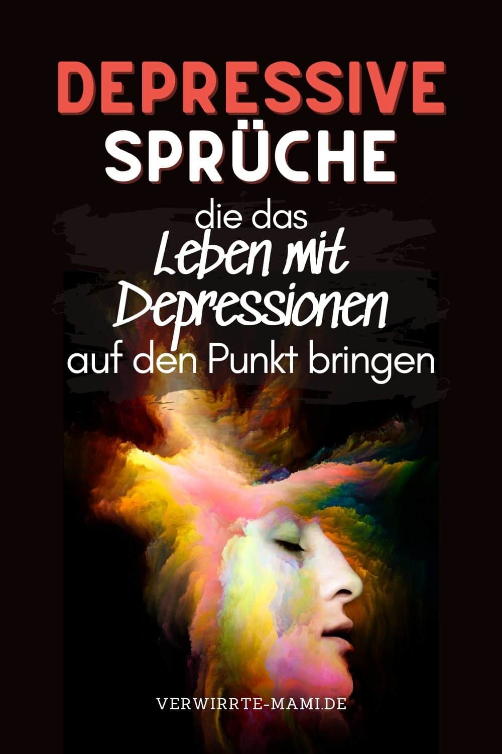 Depressive Sprüche, die das Leben mit Depressionen beschreiben