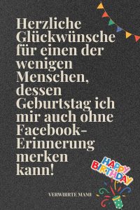 100 Lustige Geburtstagswünsche Verwirrte Mami