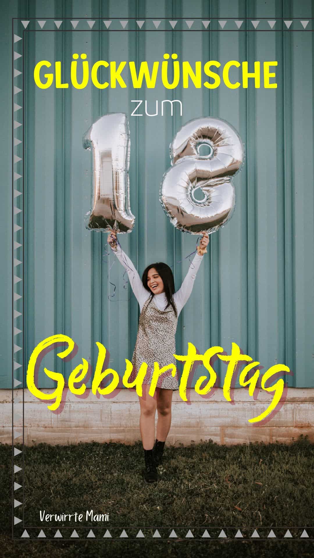 Glückwünsche zum 18. Geburtstag Verwirrte Mami