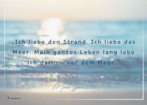 Meer Sprüche Lass dich ins Paradies entführen! Verwirrte Mami